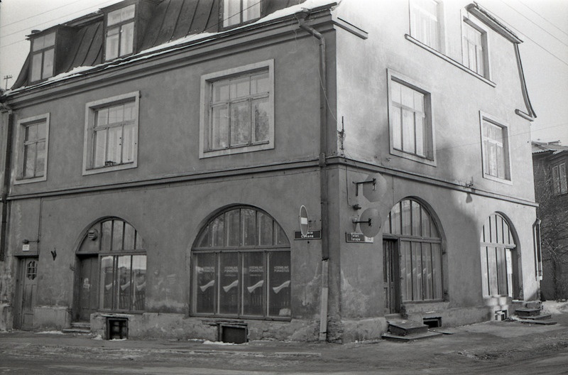 Sakala tn 17 elamu ja keemiline puhastus. Rekonstuktsioon: Herbert Johanson. Lammutatud