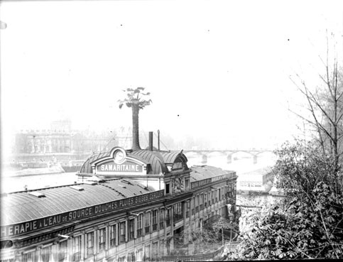 Bains de la Samaritaine, Paris, avril 1898