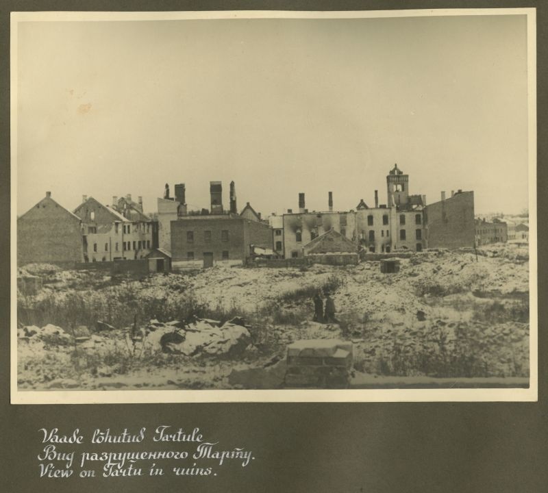 View of broken Tartu