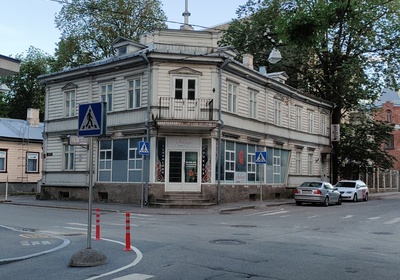 Elamu Tallinnas Sakala tn 19, vaade. Arhitekt Rudolf Knüpffer rephoto