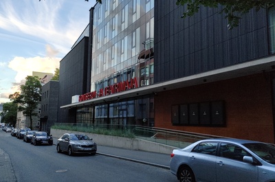 Building of the Academy of Music in Tallinn rephoto