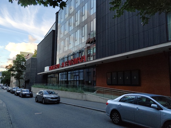 Building of the Academy of Music in Tallinn rephoto