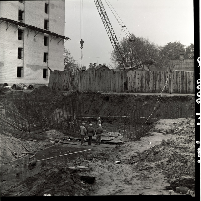 Jalakäijate tunneli ehitustööd