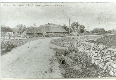 foto postkaardist Muhu Viira küla  duplicate photo