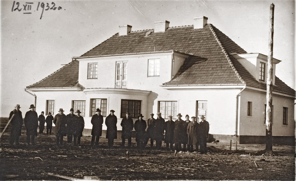 Vaade Sindi vastvalminud vanadekodule 1932, hiljem ümber ehitatud elamuks