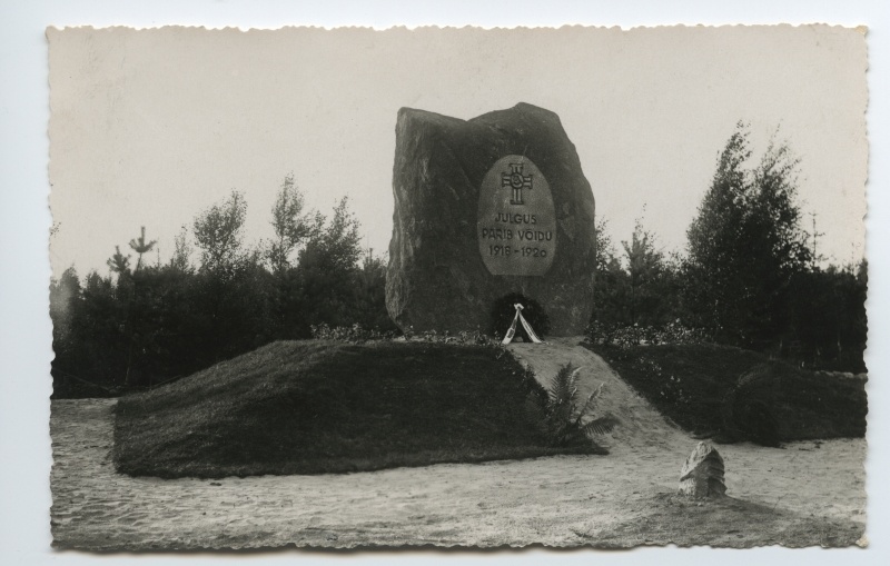 Vabadussõja mälestuskivi Voltveti Punapargis.