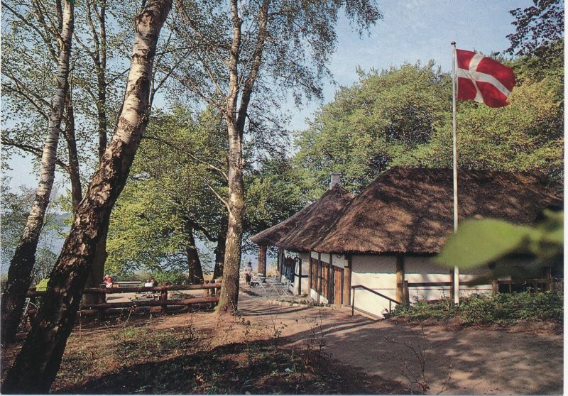 Postkaart. Vello Helk´i õnnitluskaart Läänemaa muuseumile jõuludeks ja uueks aastaks 1996/1997