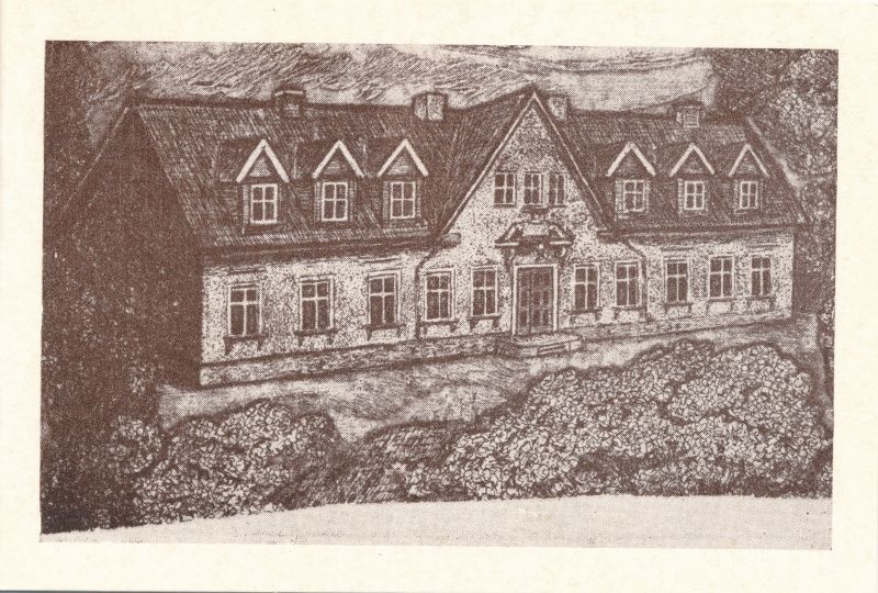 Postkaart. Järvamaa muuseumi õnnitluskaart Läänemaa muuseumile uueks aastaks 1995.