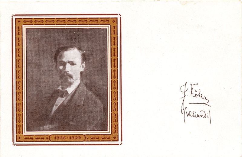 Kunstimuuseumi kutse Johann Köleri näituse avamisele 18. märtsil 1951.