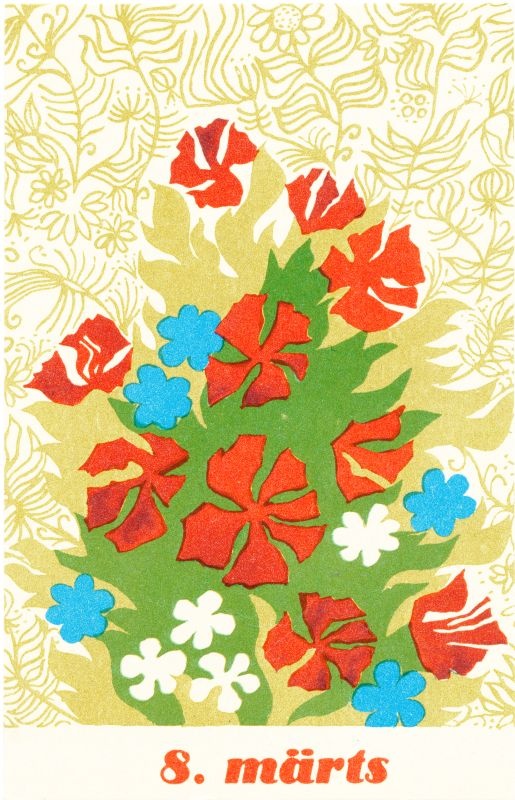 Postkaart. 8. märts. 1972.
