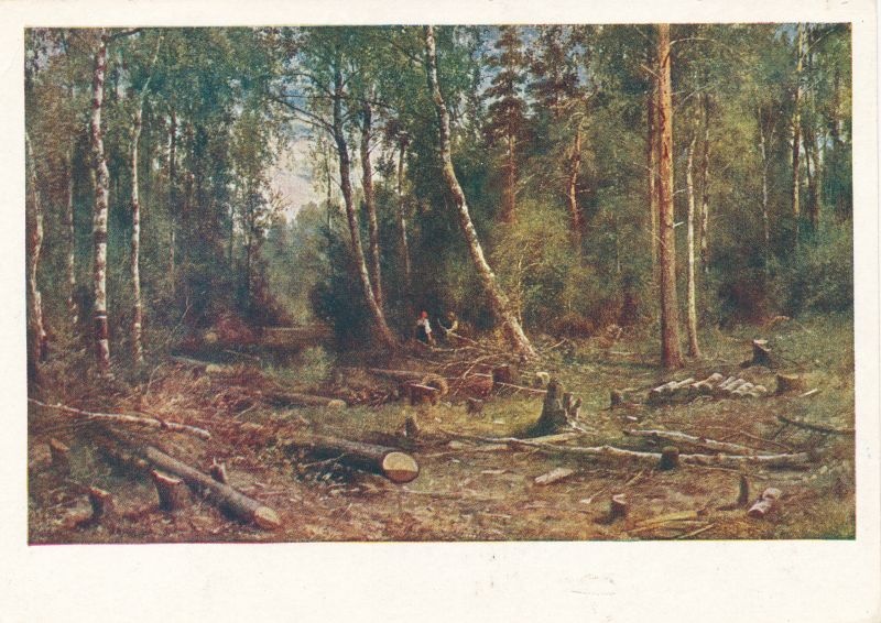 Kunstipostkaart I.I. Šiškin, Kasemets