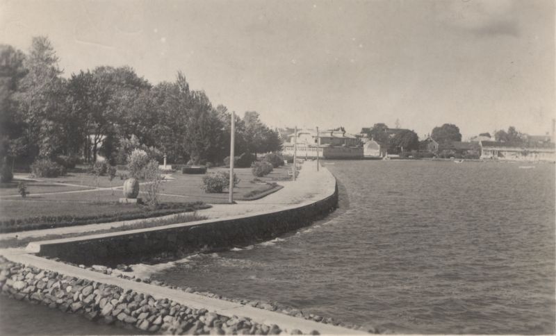 Postkaart. Aafrika kallas ja Suur Promenaad 1930nd