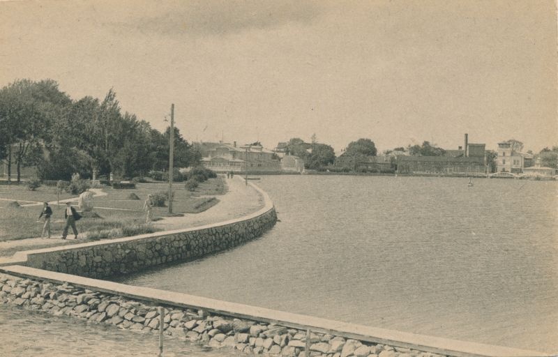 Postkaart. Vaade promenaadile ja Aafrika kaldale u 1940