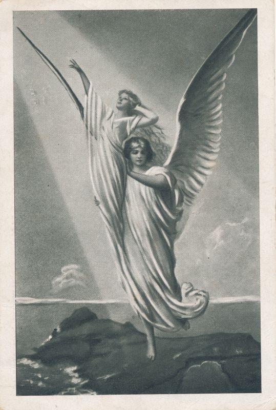 Postkaart Jõulu, Inglid 1942