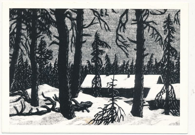 Fotopostkaart. Uusaasta. 1982.
