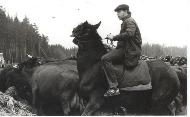 Karjalaskepäev Taevaskoja kolhoosis