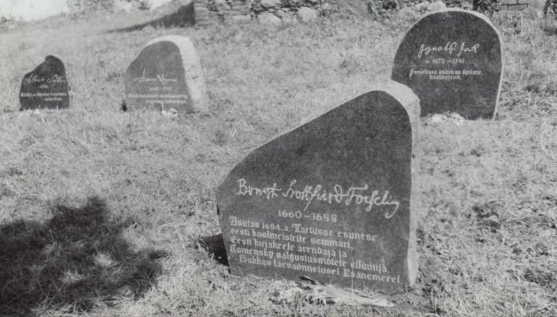 B.G. Forseliuse jt mälestusmärgid Kambjas 1987.