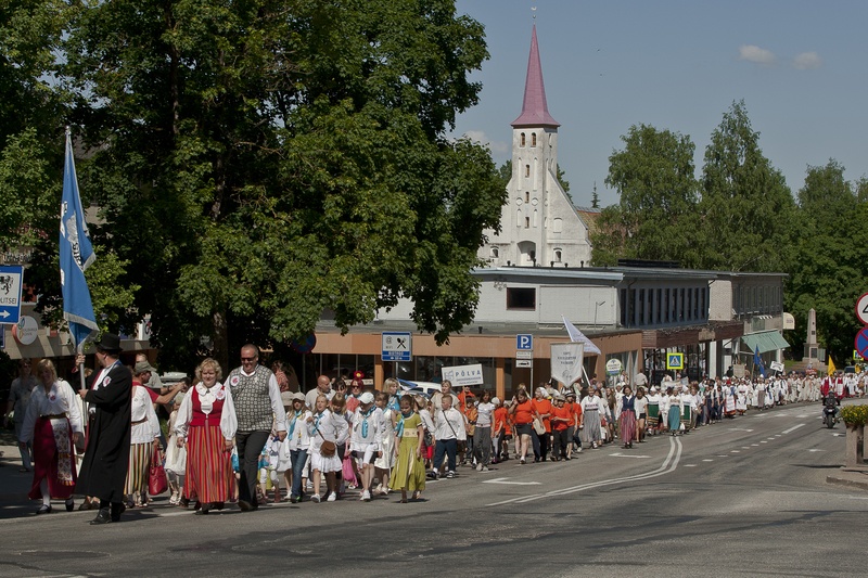 Eesti naiskooride laulupäev Põlvas 2013