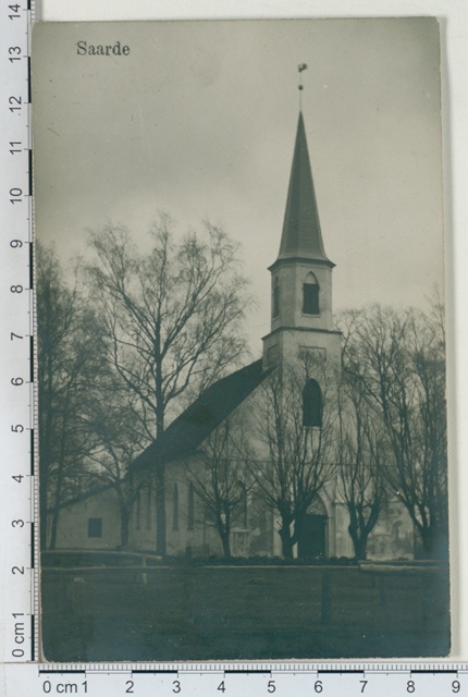 Saarde kirik 1910