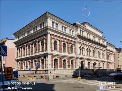 Helsingin kaupunginkirjasto, pääkirjasto, Rikhardinkatu 3, vas rephoto