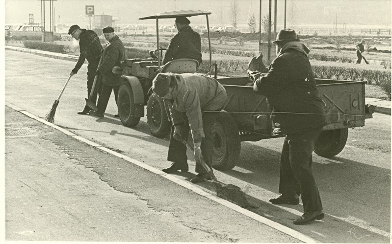 S.M.Kirovi nimelise kalurikolhoosi kolhoosnikud kommunistlikul laupäevakul 20.04.1985.a.