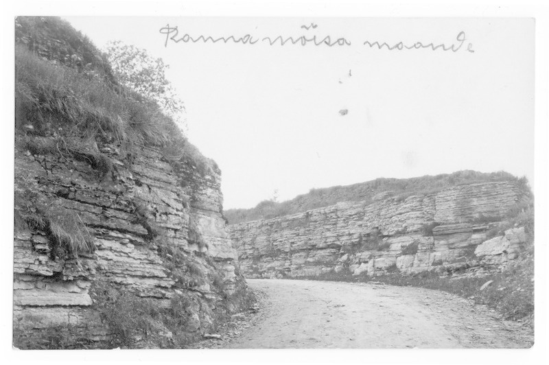 Fotopostkaart: vaade Rannamõisa maanteele