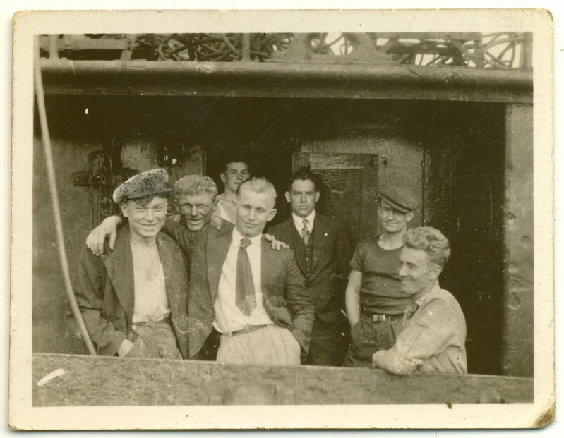 Endel- Aleksander Silberberg- Vaarik, meremeestega laeval umbes 1930 a.
