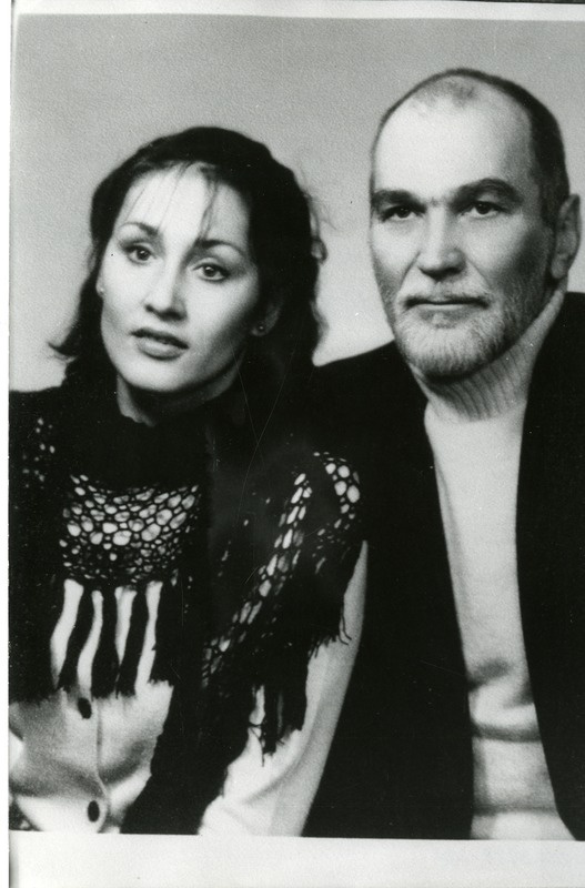 Angelina Semjonova oma õpetaja Mikk Mikiveriga