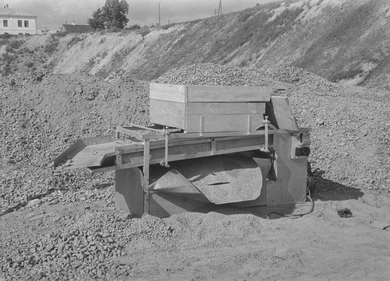 Tartu ülikooli staadioni ehitus. 6. september 1957. a.