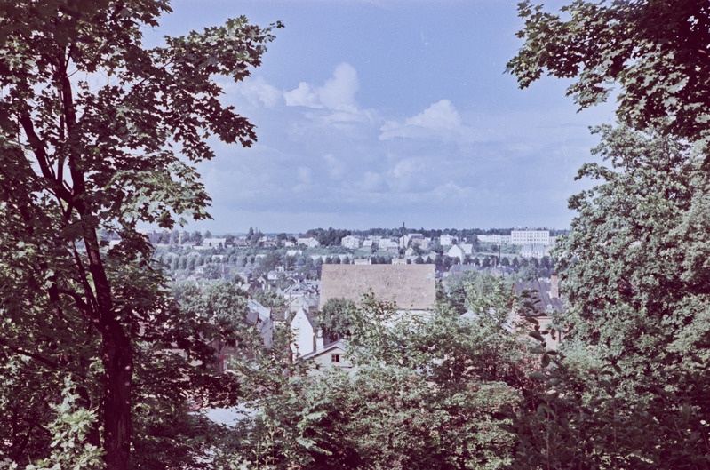 Tartu linna vaated. Toomemägi, Emajõe-äärne. 1954. a.