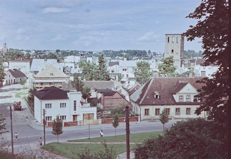 Tartu linna vaated. Toomemägi, Emajõe-äärne. 1954. a.