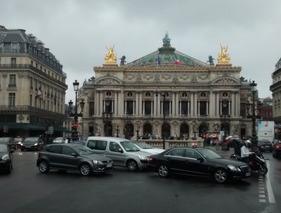 Place de l'Opéra, Paris, juillet 1892 rephoto