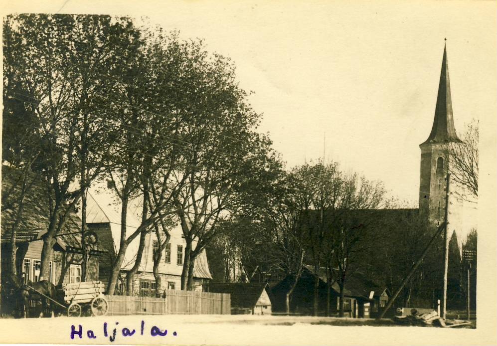 Haljala, vaade kirikule