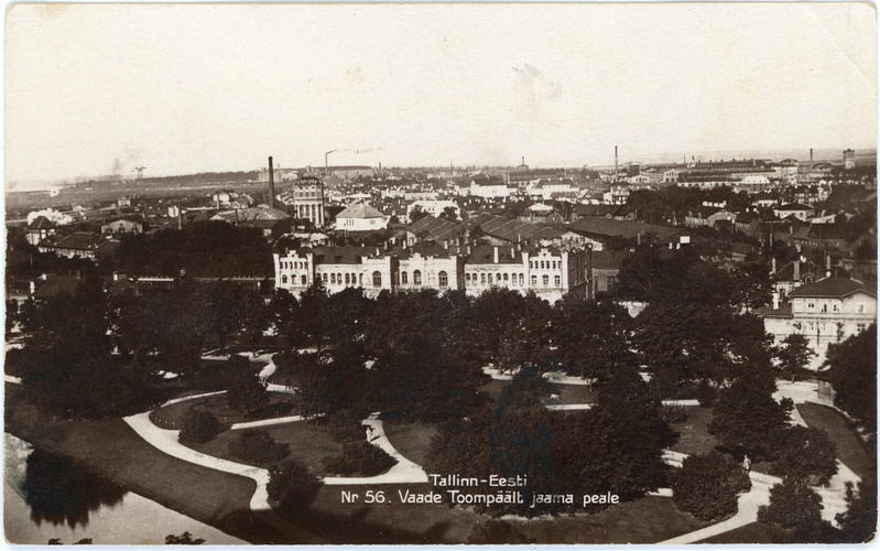 Vaade Toompealt Balti jaamale, 1920. a. lõpp, 1930. a. algus.