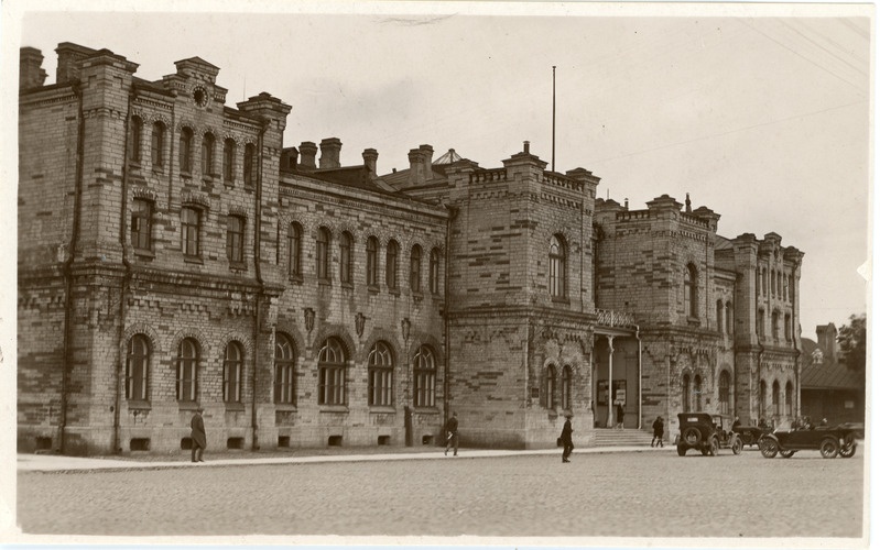Balti jaam, 1920.-1930. aastad. Fotograaf Osvald Haidak.