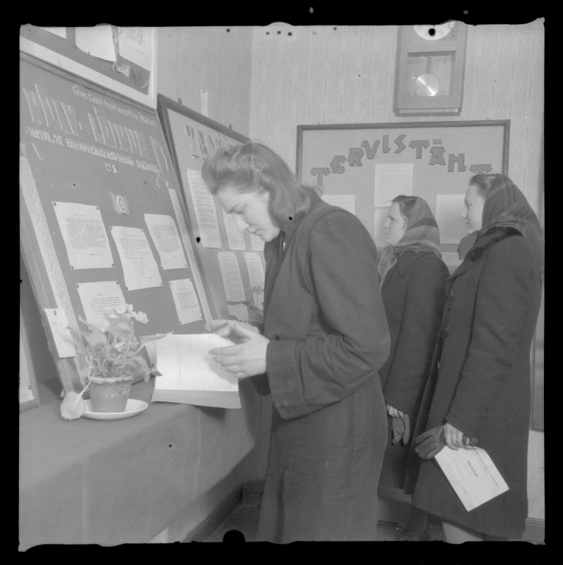 A/Ü-komiteede seinalehtede näitus Sanitaarhariduse Majas