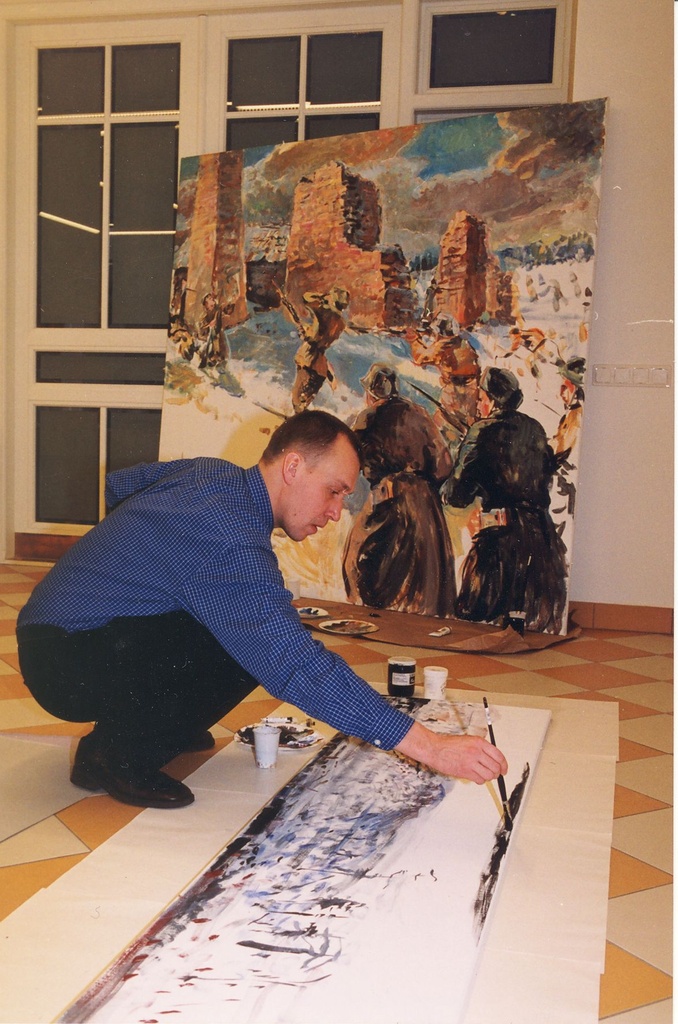 Kunstnik Aapo Pukk Valga Muuseumis