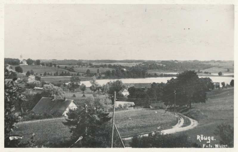 Rõuge. Vaade järvele