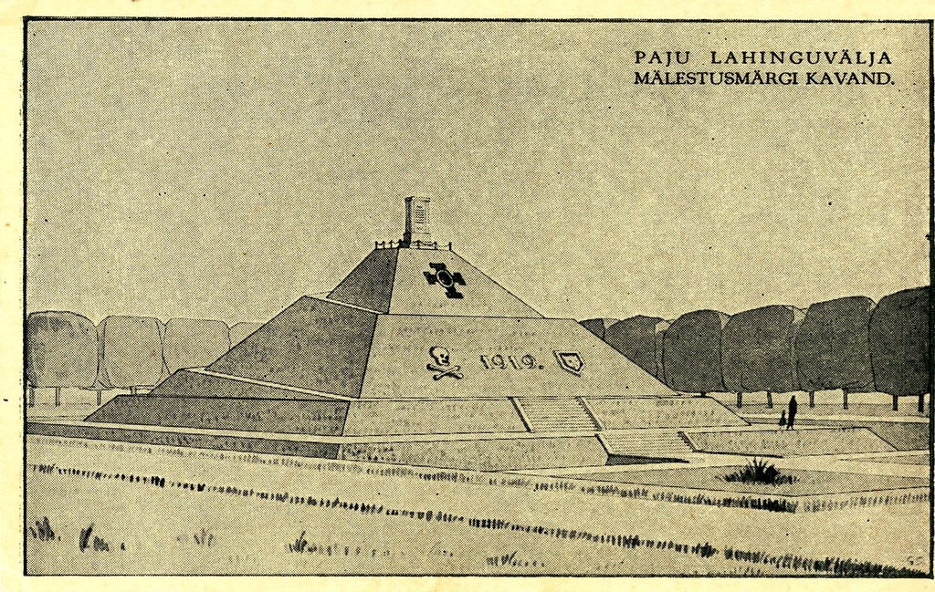 Paju lahinguvälja mälestusmärgi kavand