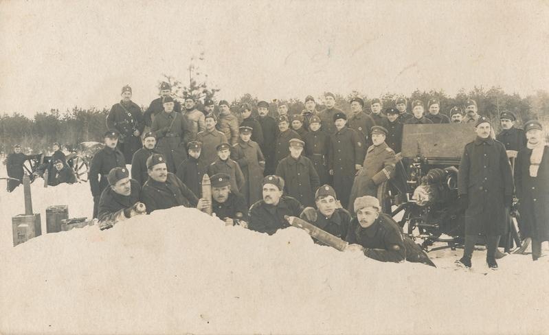 Inglise kahurid- kiirlaskjad eestlaste käsutuses Irboska juures