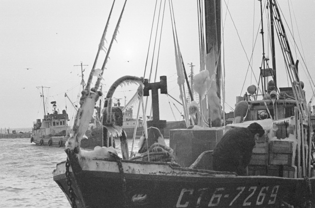 S. Kirovi nimeline näidiskalurikolhoos. Kalalaevad.