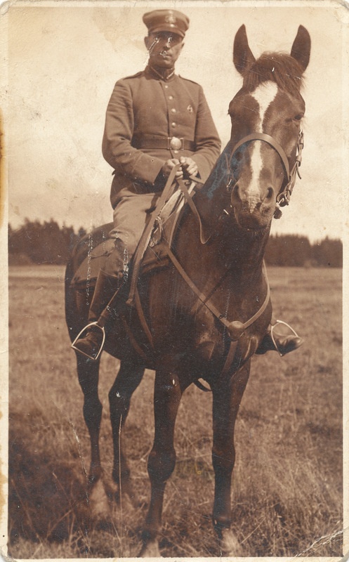 Läti piirivalvur August Radsin Süldina piiripunktis