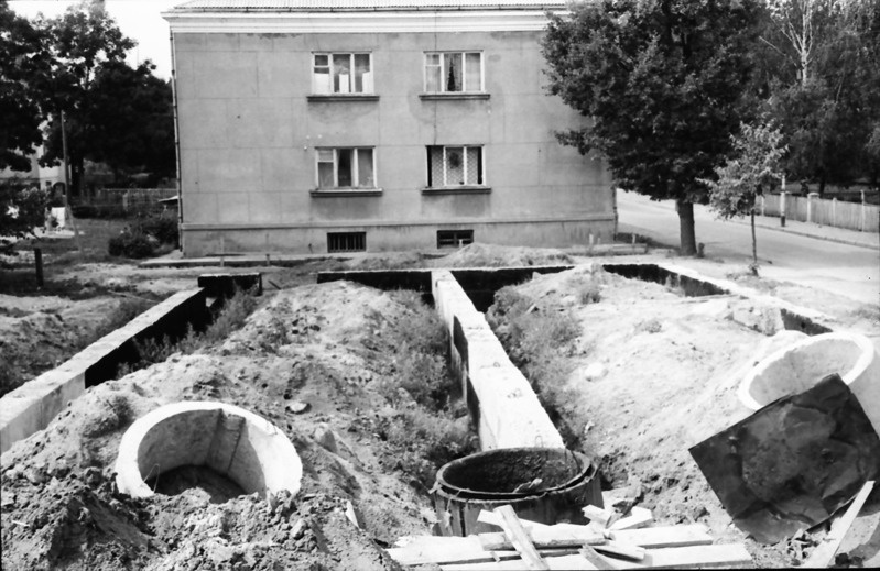 Vundamendi rajamine Valga Masinarvutusjaama hoonele Pioneeri tänavas.