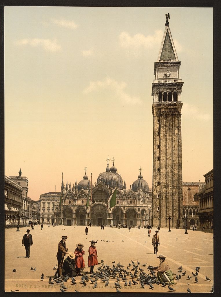 [st. Mark's Place, with campanile, Venice, Italy] (Loc)