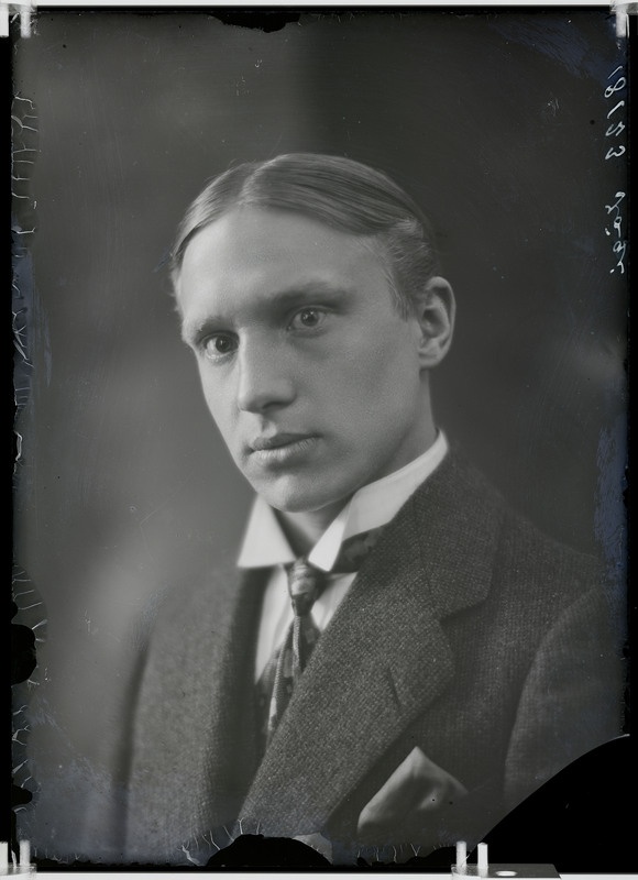 klaasnegatiiv, Hans Jõgi, näitleja, 1915