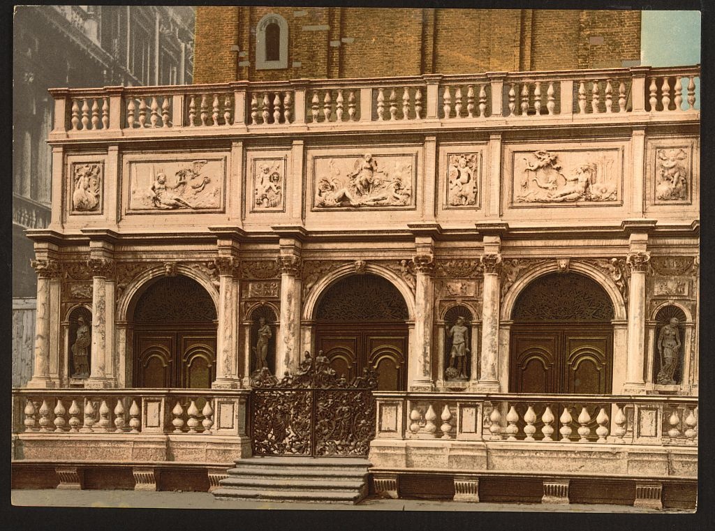 [loggia of St. Mark's, Venice, Italy] (Loc)