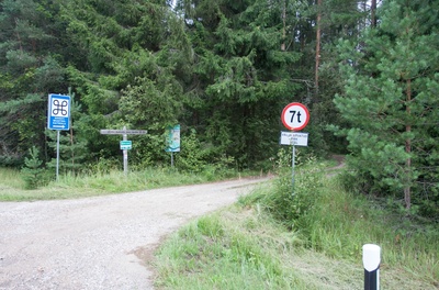 Esimene metsajooks Sakala teel. Jooksu avamine Sakala tee alguses Vanaõuel. rephoto