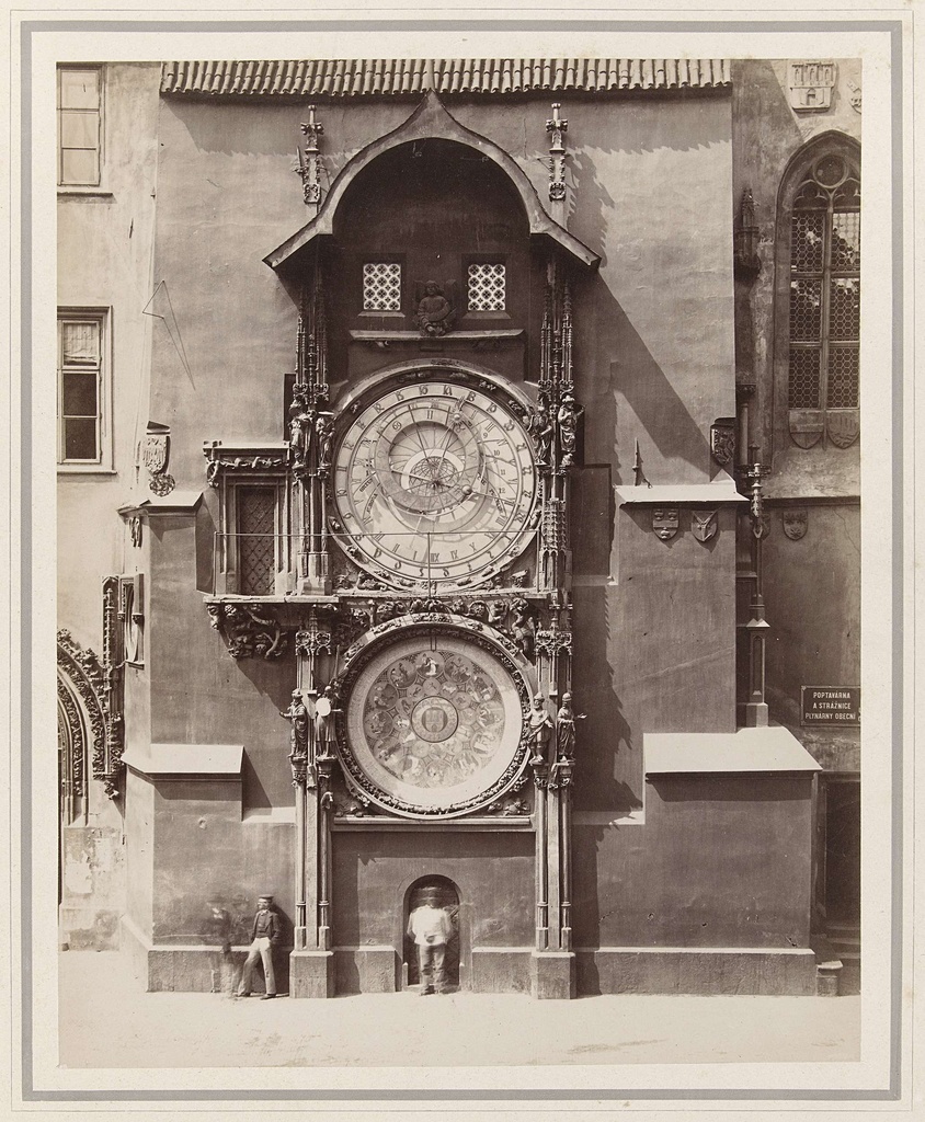Astronomisch uurwerk aan het Oudestadsraadhuis in Praag, Prag. Astronomische Uhr am Altst.Rathause