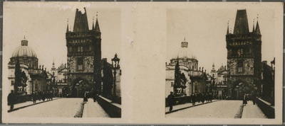 No. 71. Prague - Bridge of Charles IV - View of Charles IV Bridge in Prague, Czech Republic.  duplicate photo