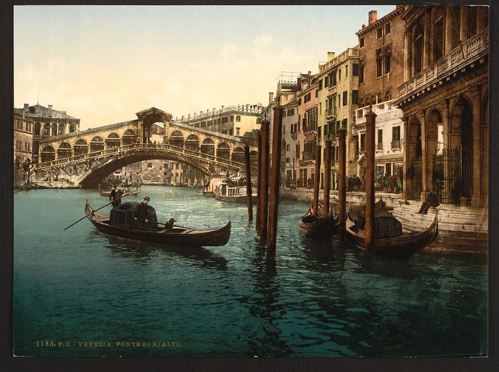 [the Rialto Bridge, Venice, Italy] (Loc)